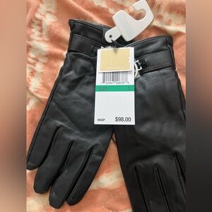 Michael kors leather gloves
